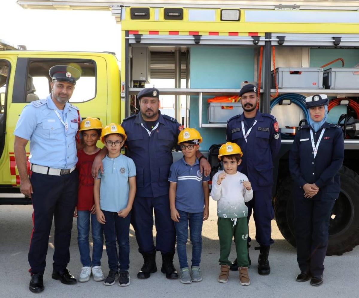 وزارة الداخلية تستعرض خدماتها وتقنياتها في معرض البحرين الدولي للطيران