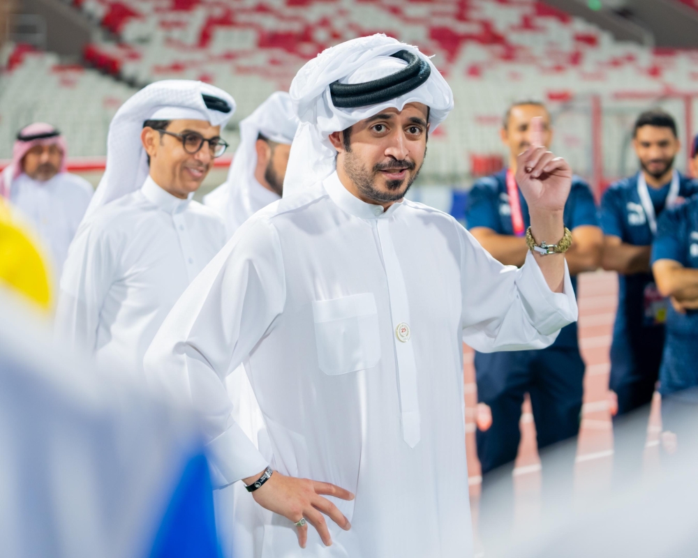 خالد بن حمد: الشارع الرياضي يعوّل على المنتخب لتقديم أفضل النتائج في مشواره المونديالي