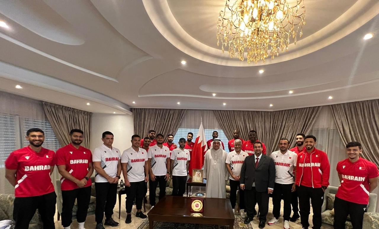 اتحاد السلة يثمن جهود سفير البحرين لدى تونس