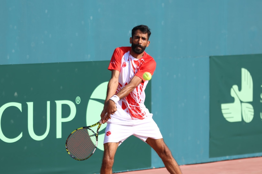 منتخبنا للتنس يواصل التألق ويحقق انتصاره الثاني في تصفيات كأس ديفيز