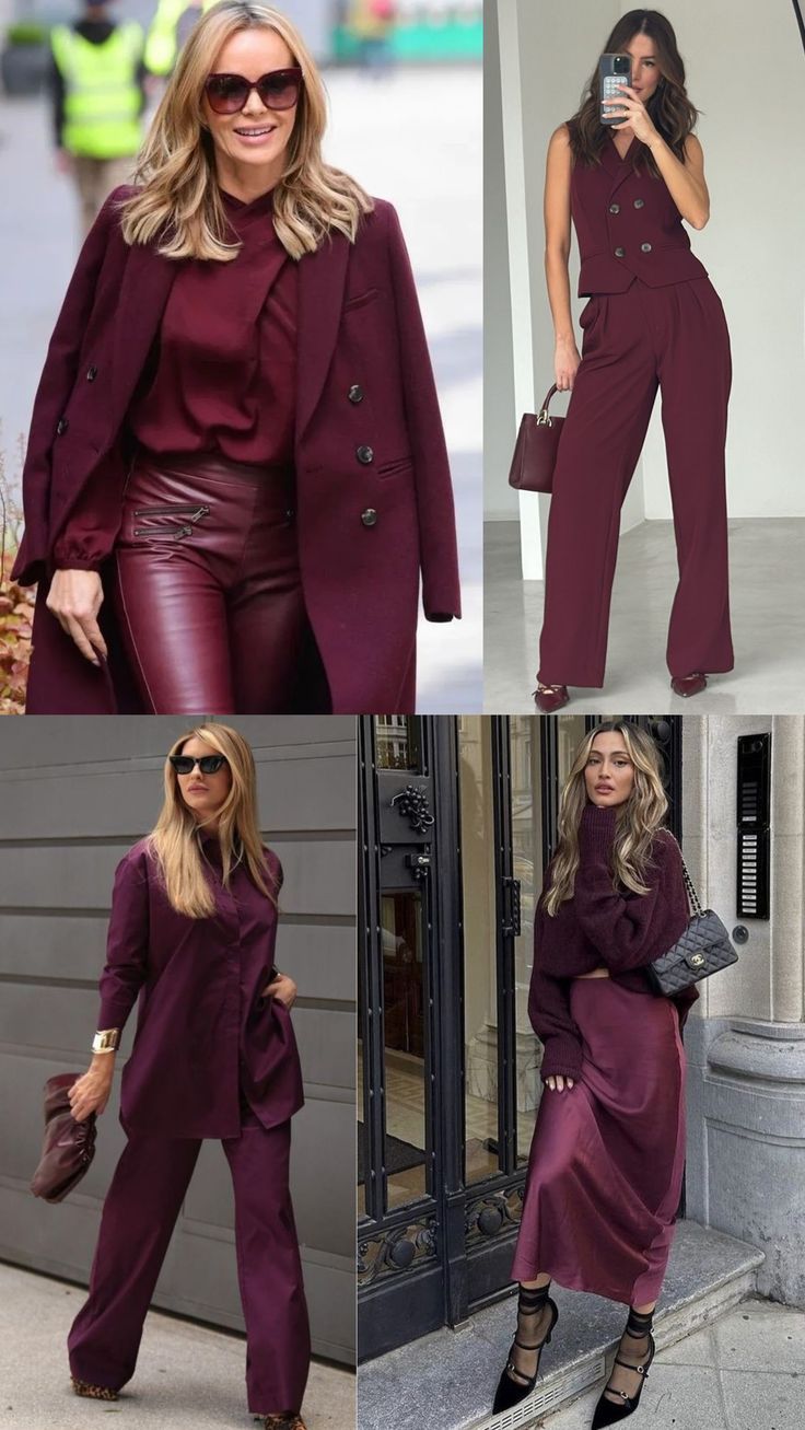 فاطمة أكبر: ستايل &laquo;الدينيم&raquo; واللون &laquo;البرغندي&raquo; ترند شتاء 2024