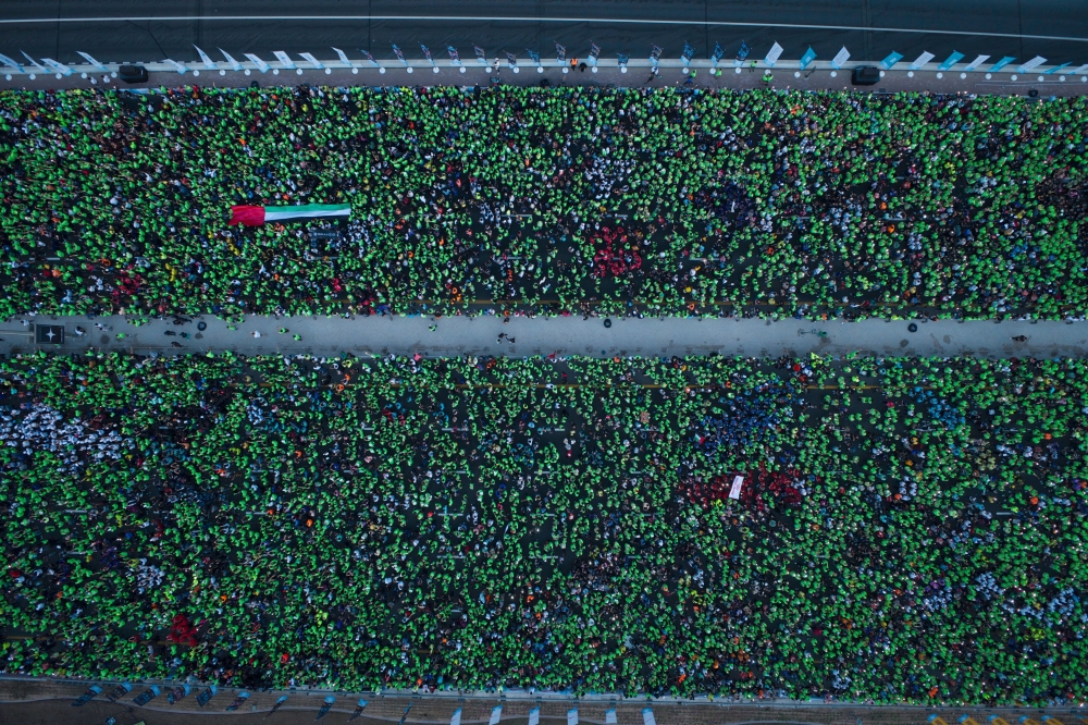 من أكبر المناسبات الرياضية... أكثر من 278 ألف مشارك في تحدي دبي للجري