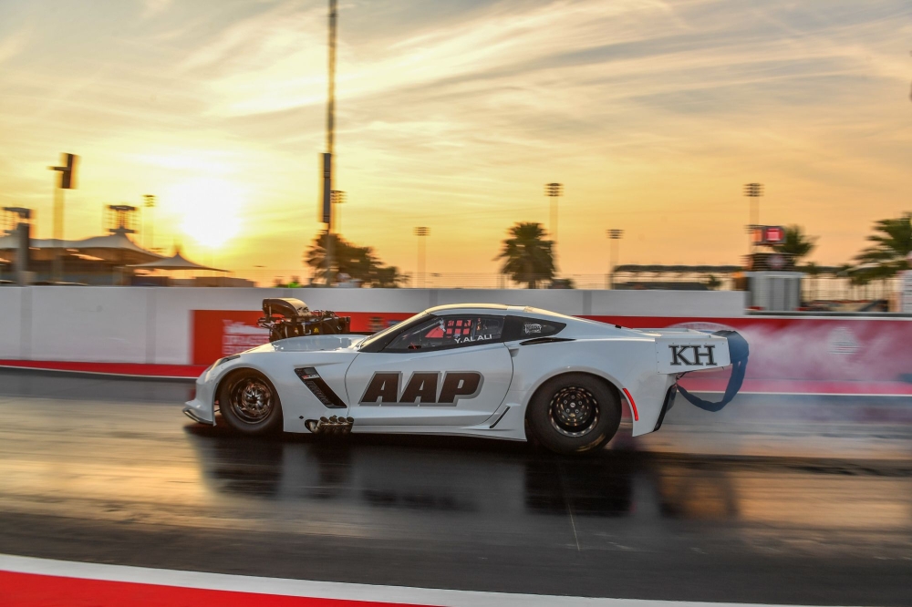 خالد البلوشي من بحرين1 يخطف لقب البرومود ضمن أولى جولات سباقات السرعة "الدراغ"