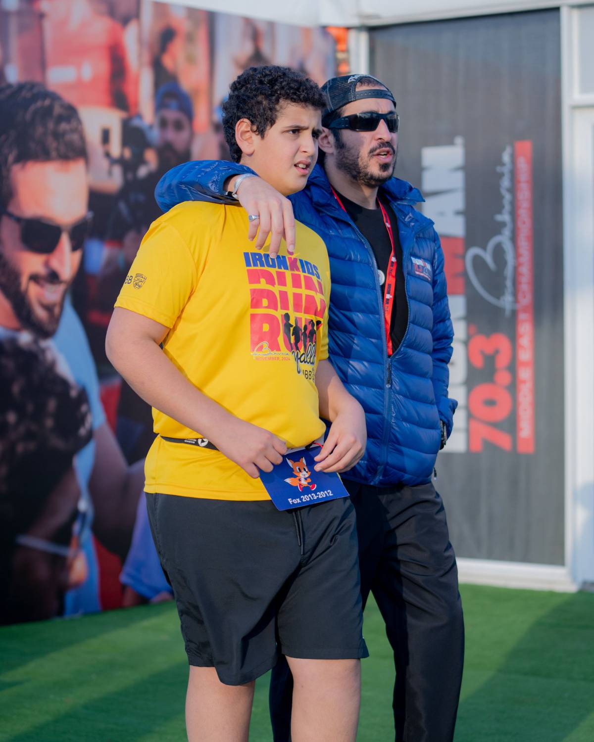 أنجال خالد بن حمد يشاركون في سباق الآيرون كيدز