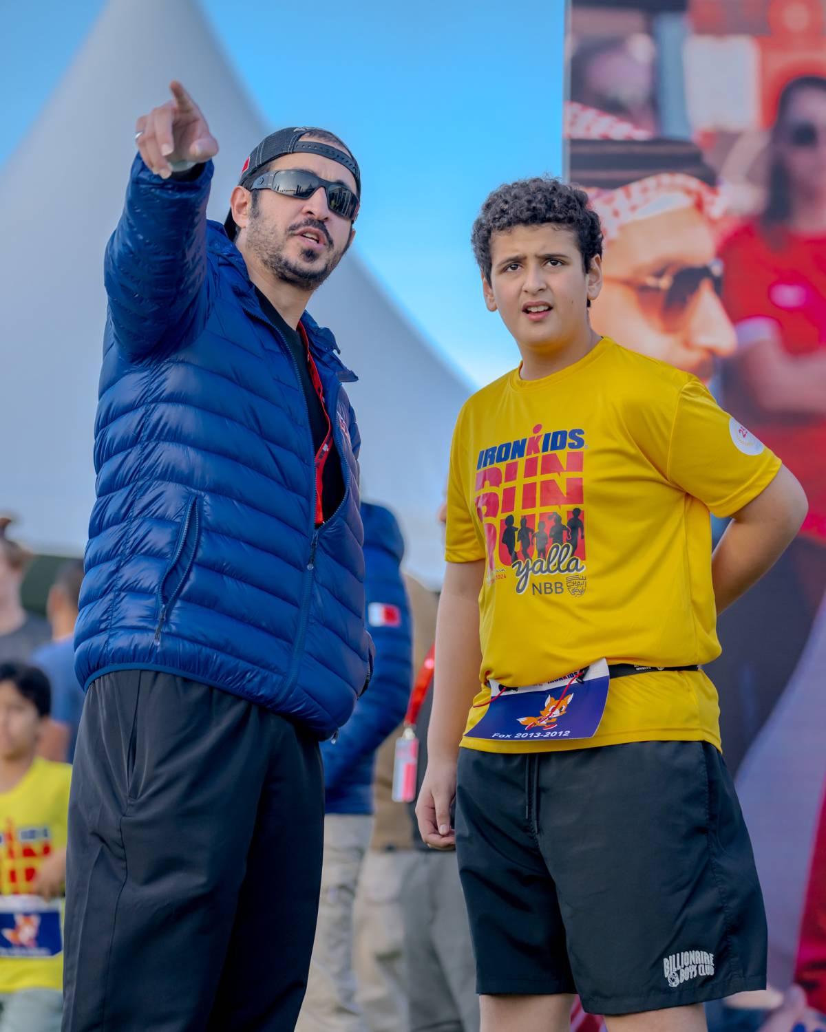 أنجال خالد بن حمد يشاركون في سباق الآيرون كيدز