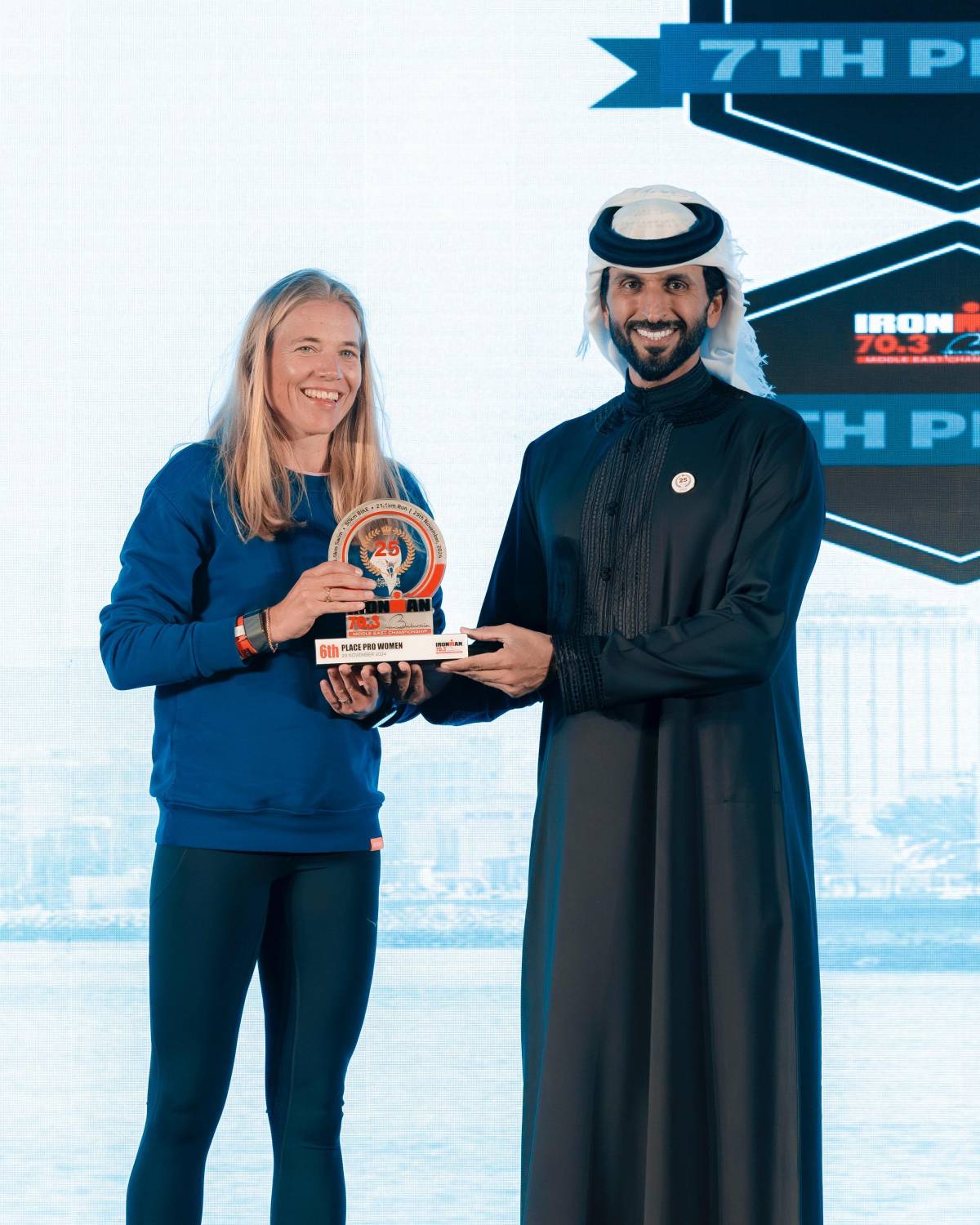 ولي العهد رئيس الوزراء ينيب ناصر بن حمد لحضور حفل ختام بطولة الشرق الأوسط للرجل الحديدي 70.3