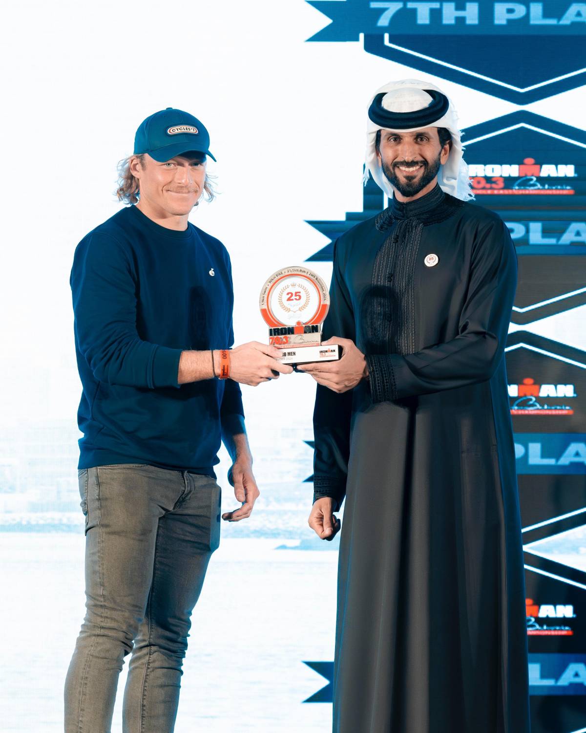 ولي العهد رئيس الوزراء ينيب ناصر بن حمد لحضور حفل ختام بطولة الشرق الأوسط للرجل الحديدي 70.3