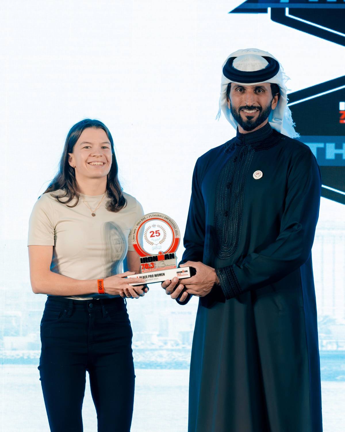 ولي العهد رئيس الوزراء ينيب ناصر بن حمد لحضور حفل ختام بطولة الشرق الأوسط للرجل الحديدي 70.3