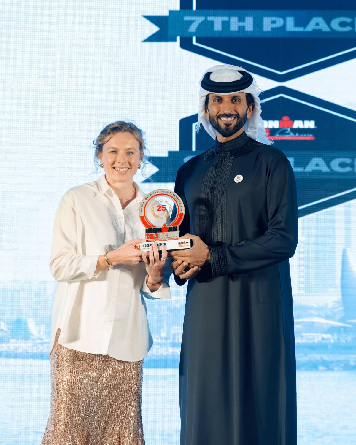 ولي العهد رئيس الوزراء ينيب ناصر بن حمد لحضور حفل ختام بطولة الشرق الأوسط للرجل الحديدي 70.3