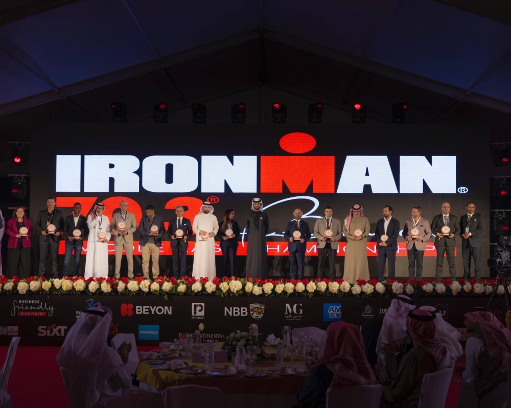 ولي العهد رئيس الوزراء ينيب ناصر بن حمد لحضور حفل ختام بطولة الشرق الأوسط للرجل الحديدي 70.3