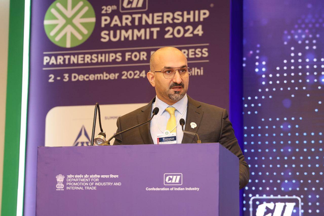 وزير الصناعة والتجارة يشارك في قمة الشراكة 2024 في نيودلهي
