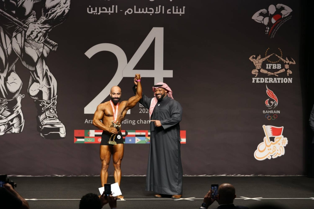 البحرين تحصد 14 ميدالية ملونة في اليوم الأول من عربية بناء الأجسام