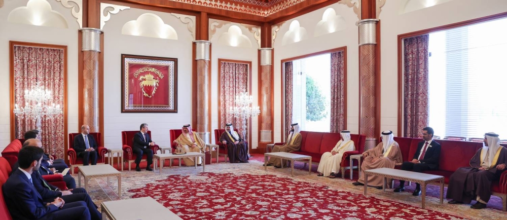 الملك يستقبل رئيس وزراء إقليم كردستان العراق