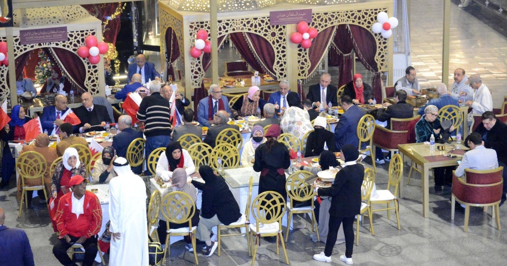 ١٠٠ فرد بقافلة بحرينية تحتفل بعيد الجلوس وذكرى الاستقلال في أرض الكنانة برعاية مجلس خوات دنيا