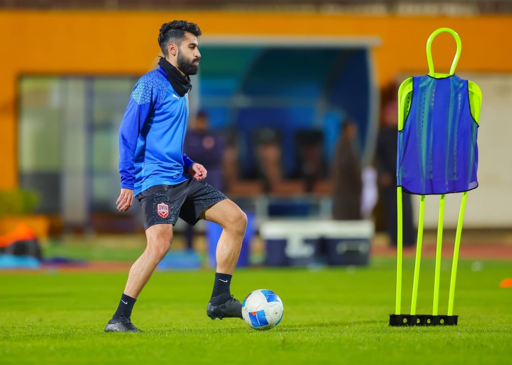 الأحمر يختتم اليوم تحضيراته لمباراة السعودية في "خليجي ٢٦"