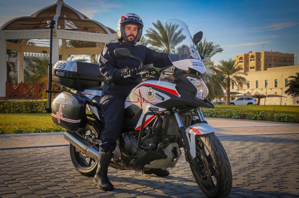 الإسعاف الوطني يدشن خدمة "المستجيب الأول للدراجات النارية الإسعافية"