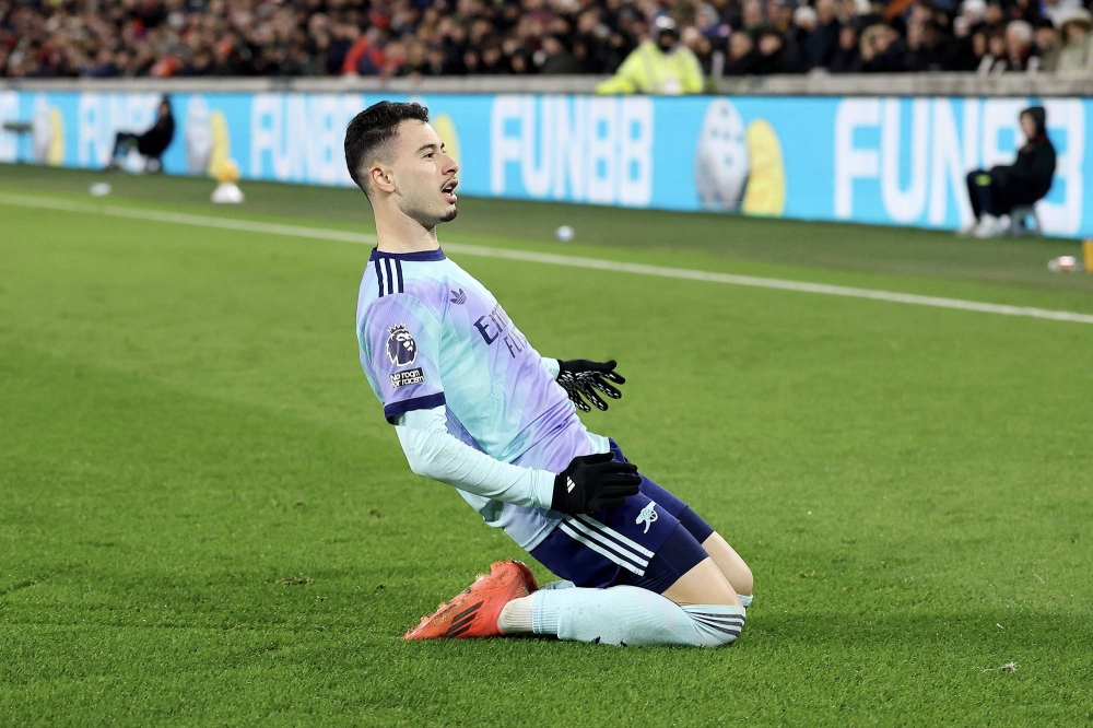 أرسنال &nbsp;يفوز على برينتفورد في الدوري الإنجليزي