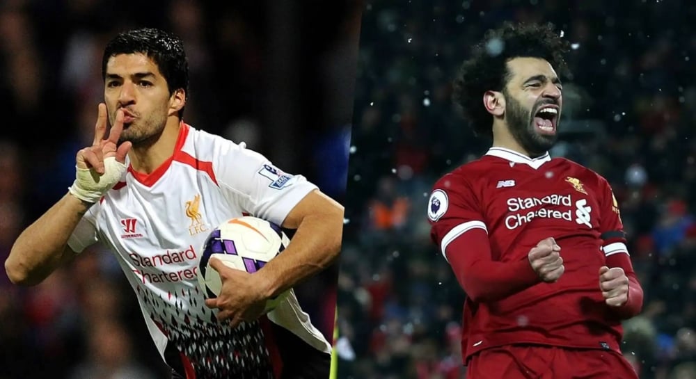 محمد صلاح يتفوق على سواريز في رقم تاريخي جديد بالدوري الإنجليزي