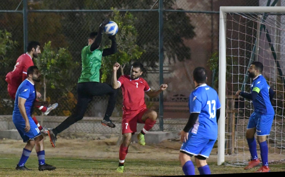 "الكهرماء" ينتفض ويكسب "ألبا" في دوري الشركات الكروي