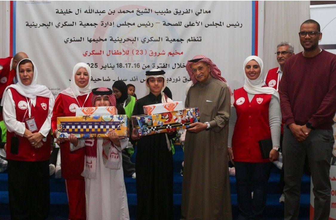 بحضور محمد بن عبد الله .. 35 طفلاً بحرينياً وخليجياً يشاركون بمخيم الشروق الـ 23 لـ "السكري البحرينية"