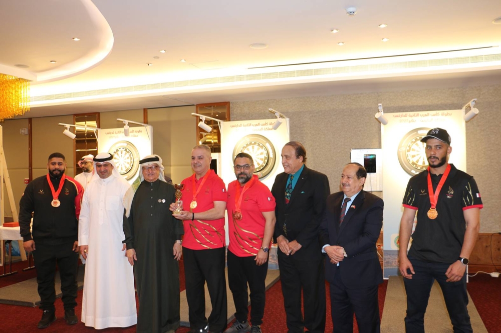 عسكر يتوج البحرين أبطالًا لبطولة كأس العرب الثانية للدارتس