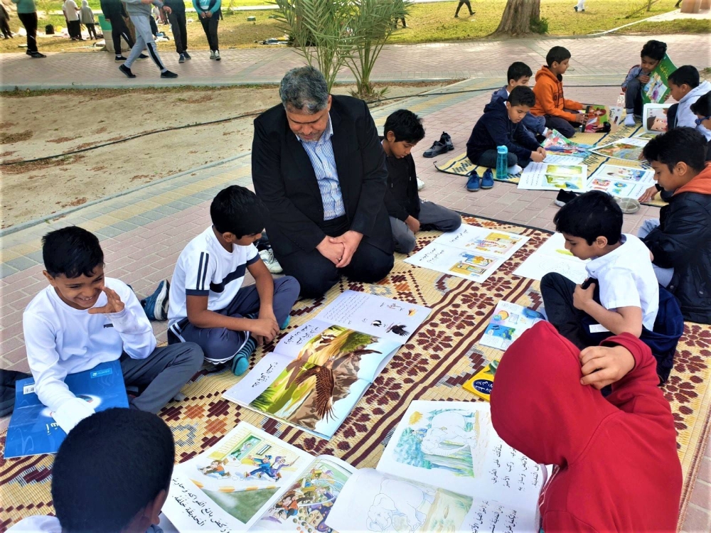 الدراسة بأسلوب إبداعي في حصص المعلم علي عبدالله حبيب