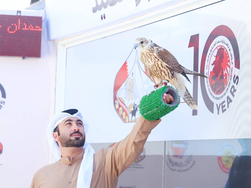 المنافسات تعود لميدان الصقور في موسم ناصر بن حمد للصقور والصيد