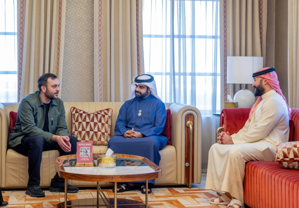 سلمان بن محمد يستقبل رئيس الاتحاد الأردني للرياضات الإلكترونية