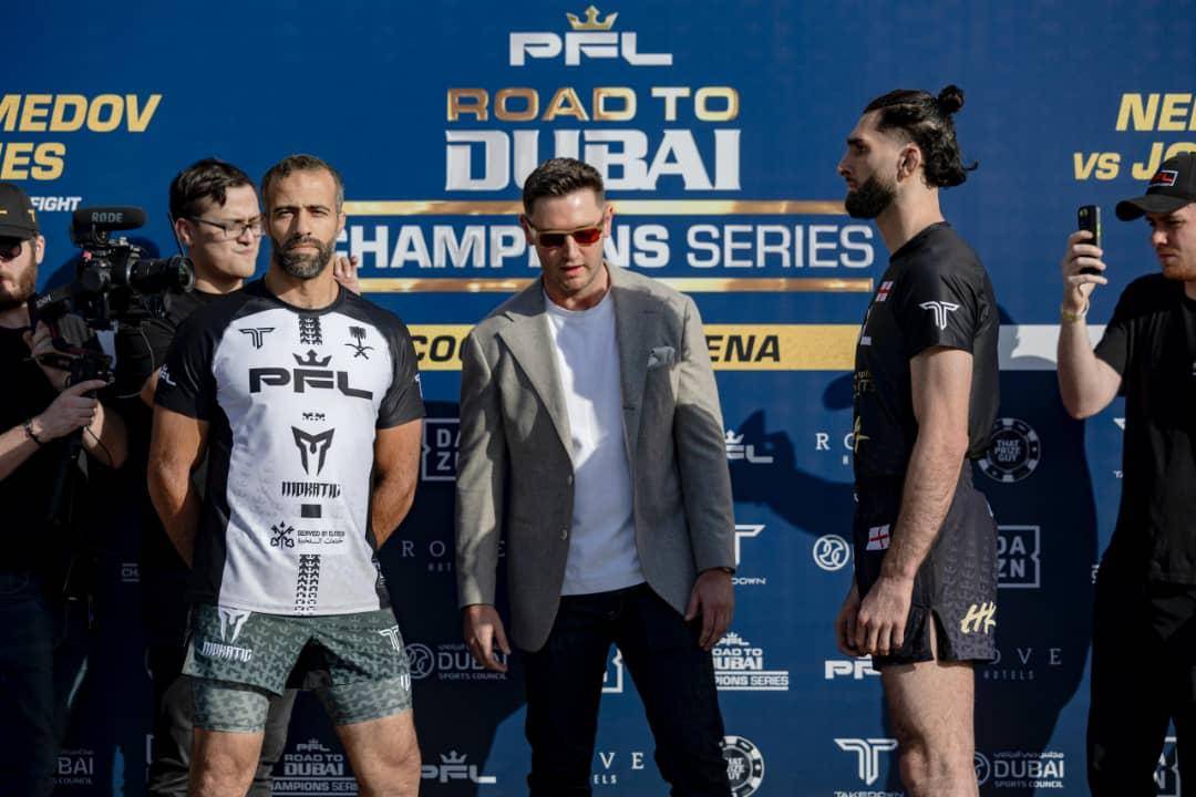 الطريق إلى دبي يشعل الحماس مع انتهاء إجراءات الوزن الرسمي