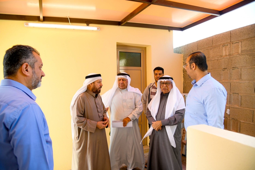 رئيس الأوقاف الجعفرية يفتتح مسجد تاج الدين في منطقة الصالحية