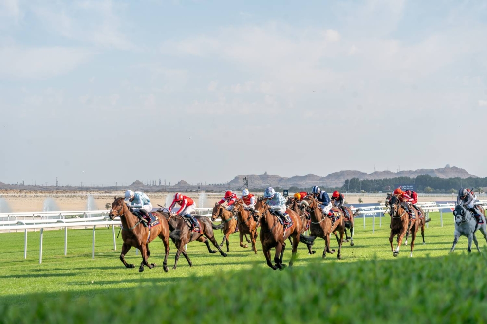 انطلاق مهرجان كأس سمو ولي العهد بصراع الأبطال ونخبة الجياد