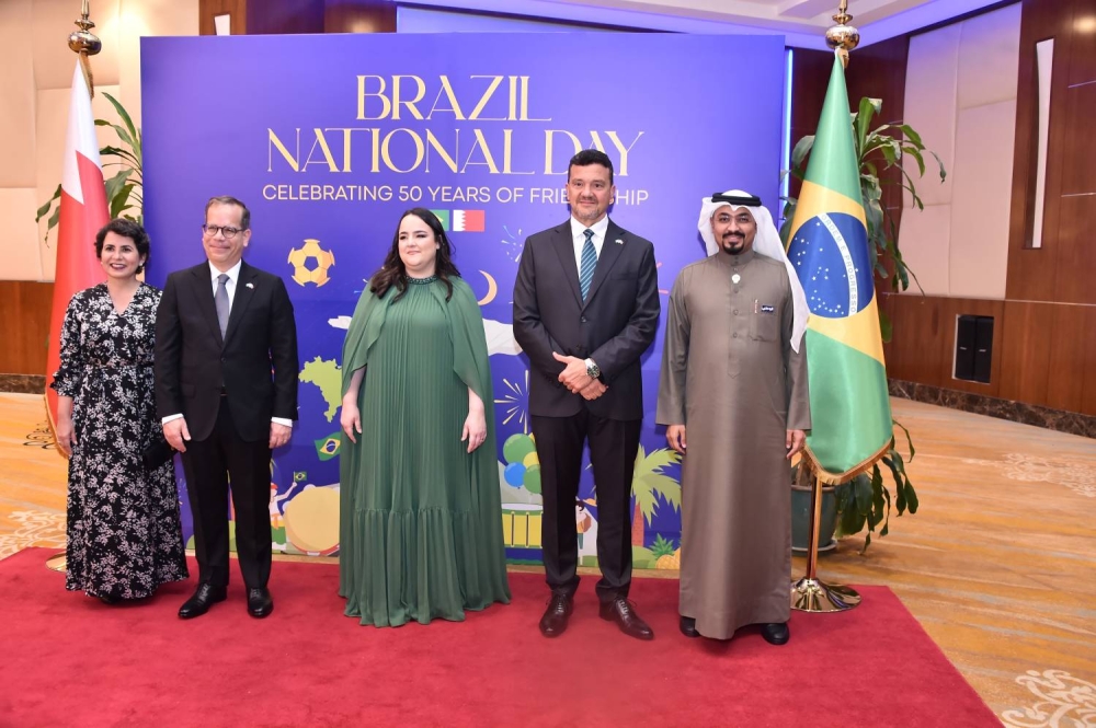 سفارة البرازيل تقيم حفلاً بمناسبة ذكرى الاستقلال واليوبيل الذهبي للعلاقات مع البحرين