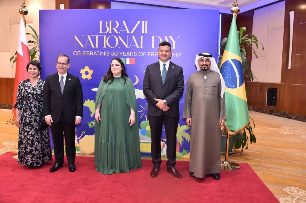 سفارة البرازيل تقيم حفلاً بمناسبة ذكرى الاستقلال واليوبيل الذهبي للعلاقات مع البحرين