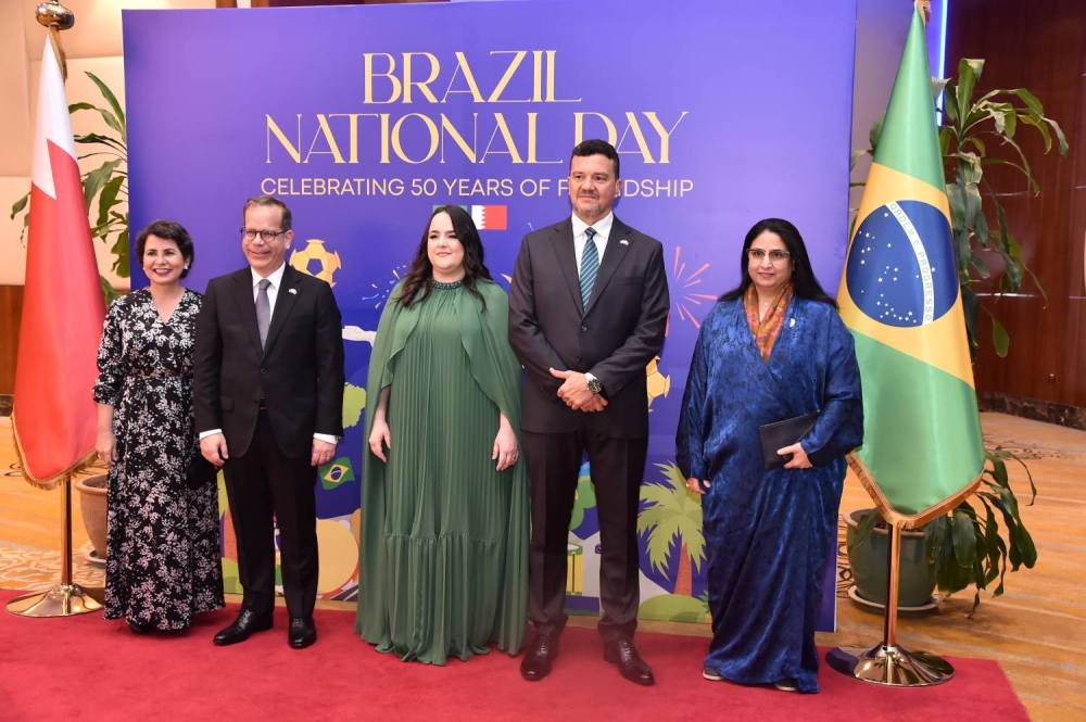 سفارة البرازيل تقيم حفلاً بمناسبة ذكرى الاستقلال واليوبيل الذهبي للعلاقات مع البحرين