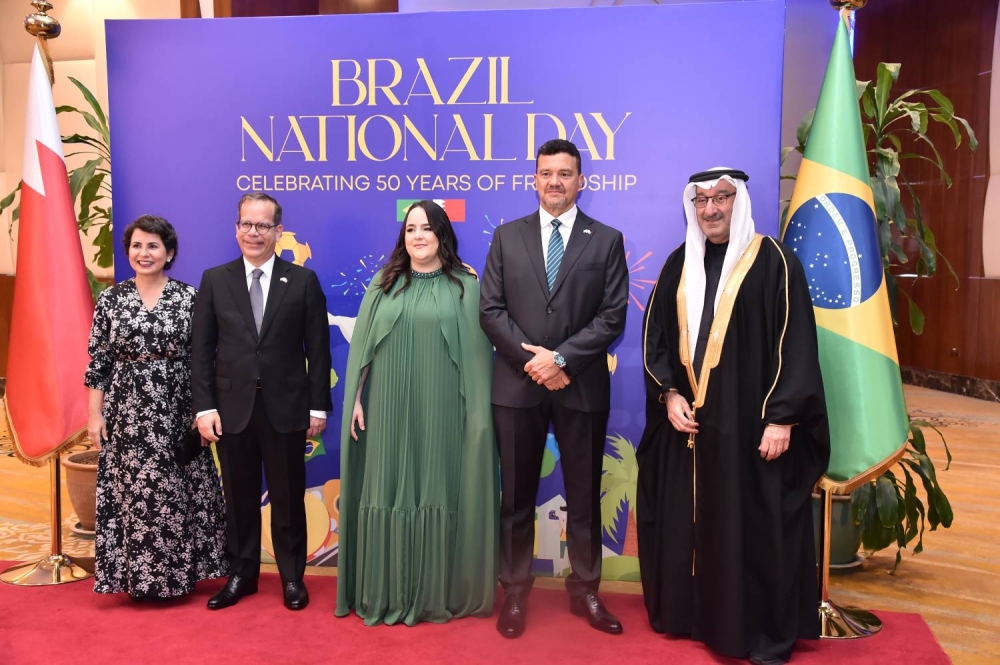 سفارة البرازيل تقيم حفلاً بمناسبة ذكرى الاستقلال واليوبيل الذهبي للعلاقات مع البحرين