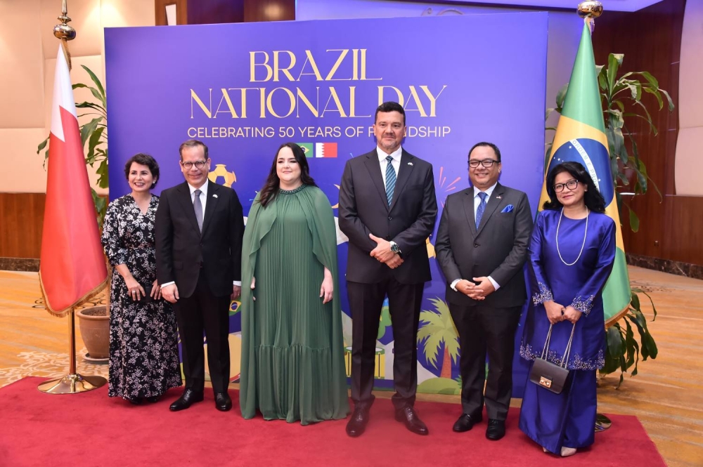 سفارة البرازيل تقيم حفلاً بمناسبة ذكرى الاستقلال واليوبيل الذهبي للعلاقات مع البحرين