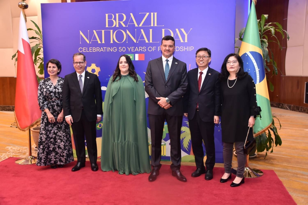 سفارة البرازيل تقيم حفلاً بمناسبة ذكرى الاستقلال واليوبيل الذهبي للعلاقات مع البحرين