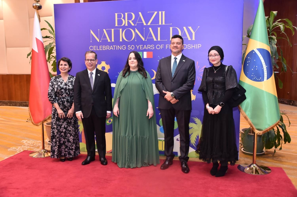سفارة البرازيل تقيم حفلاً بمناسبة ذكرى الاستقلال واليوبيل الذهبي للعلاقات مع البحرين