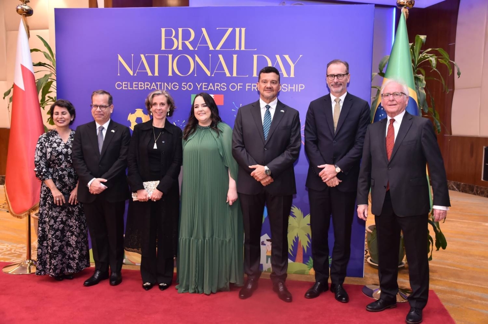 سفارة البرازيل تقيم حفلاً بمناسبة ذكرى الاستقلال واليوبيل الذهبي للعلاقات مع البحرين