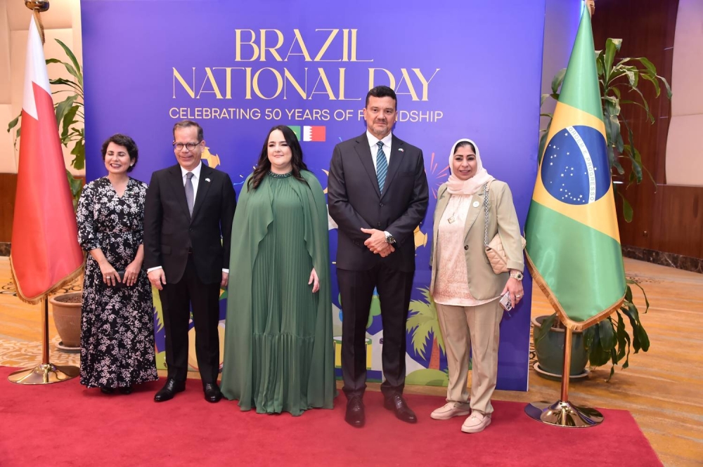 سفارة البرازيل تقيم حفلاً بمناسبة ذكرى الاستقلال واليوبيل الذهبي للعلاقات مع البحرين