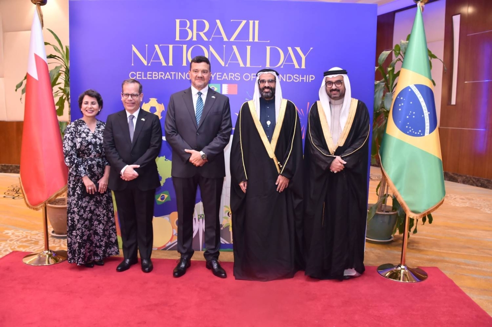 سفارة البرازيل تقيم حفلاً بمناسبة ذكرى الاستقلال واليوبيل الذهبي للعلاقات مع البحرين