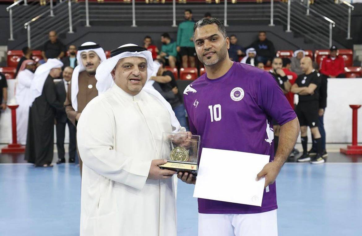 في حفل اعتزاله.. كرة اليد البحرينية تحتفي بإبنها البار جعفر عبدالقادر