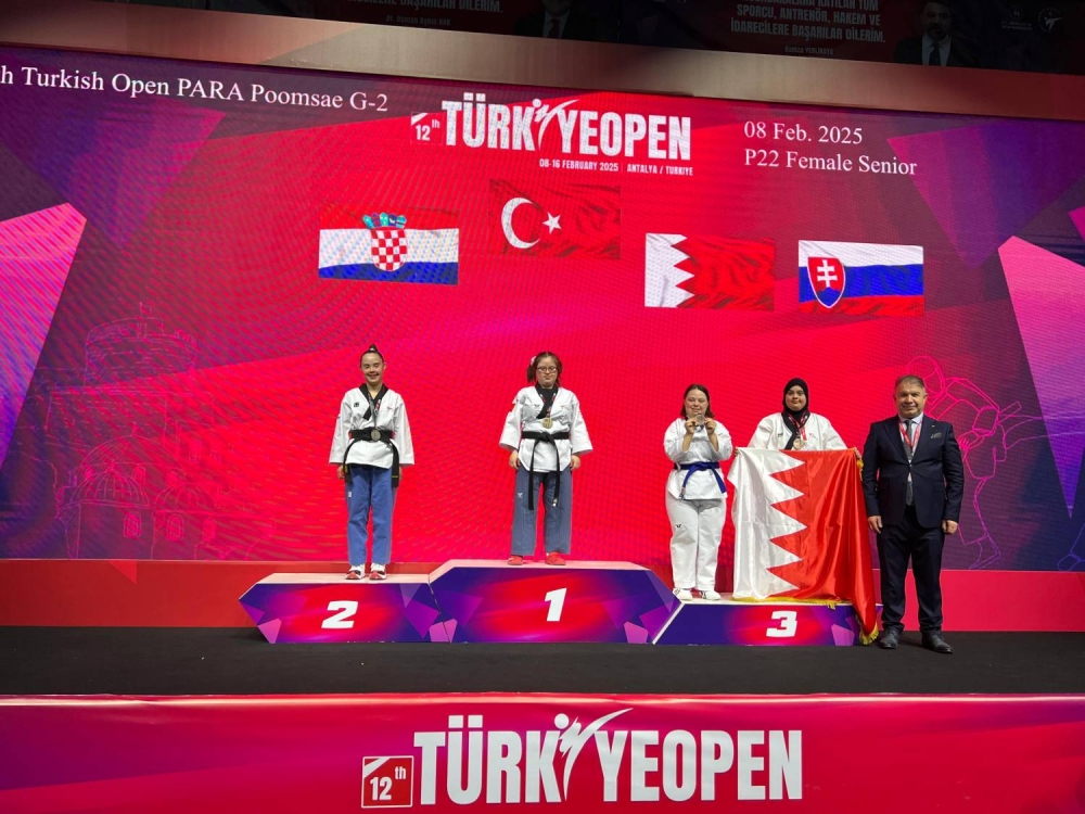 البحرين تواصل تألقها بحصد 8 ميداليات في بطولة تركيا المفتوحة (بارا بومسي)