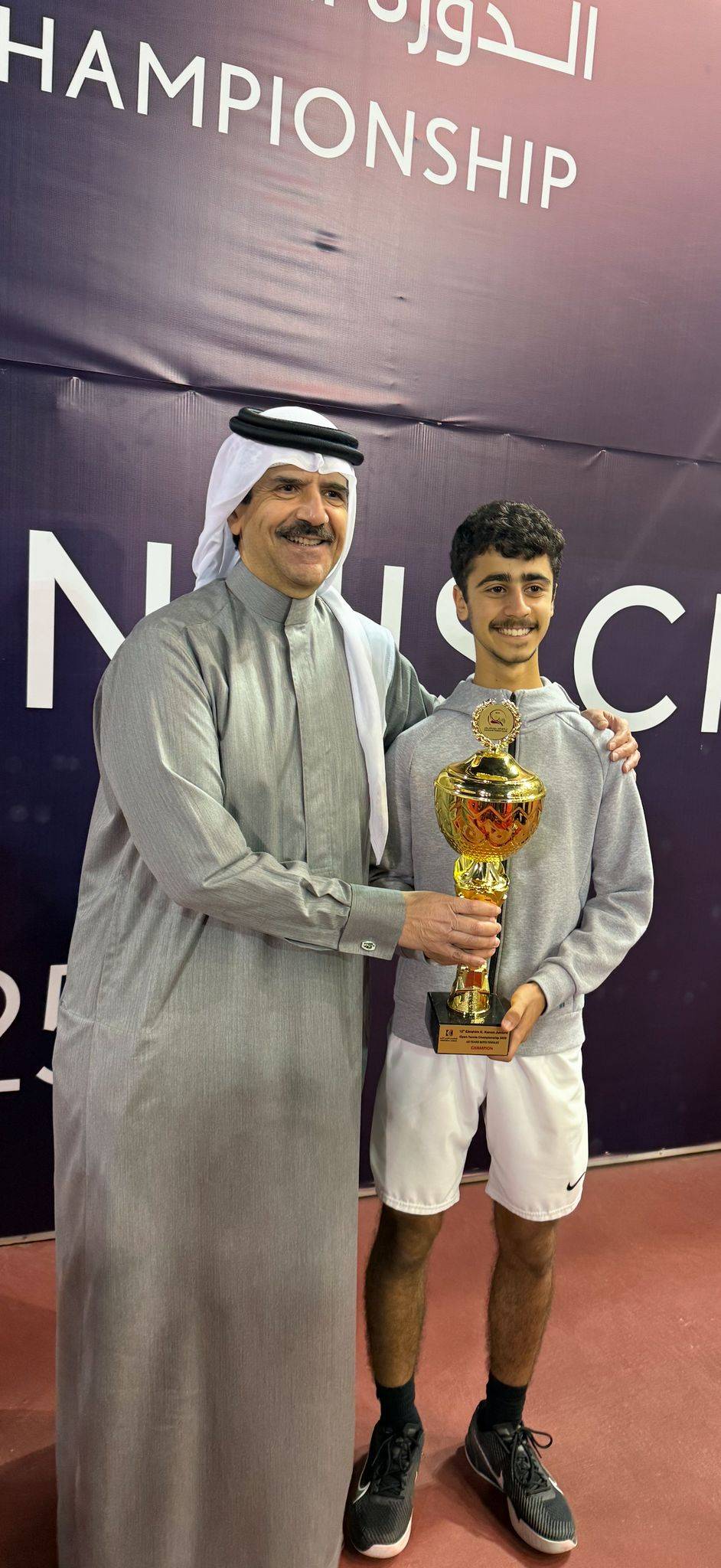 الخلفان ووليد كانو يتوجان فيصل مسيح بطلا لبطولة شركة إبراهيم خليل كانو للناشئين