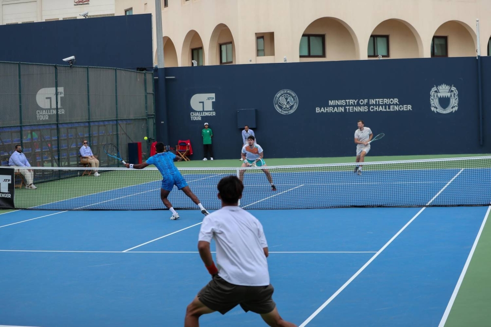 منافسات قوية تحسم بطاقات التأهل لربع نهائي بطولة وزارة الداخلية ATP تشالنجر للتنس