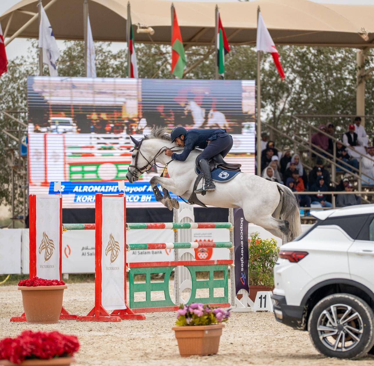 فريق الداخلية لقفز الحواجز يحقق المركز الأول في المسابقة الكبرى لبطولة ناصر بن حمد الدولية ذو النجمتين لقفز الحواجز