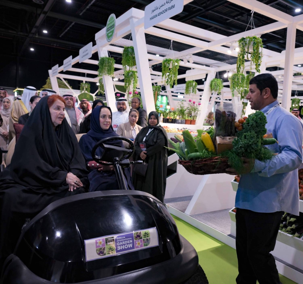 الأميرة سبيكة تفتتح معرض البحرين الدولي للحدائق