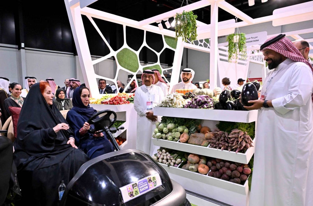 الأميرة سبيكة تفتتح معرض البحرين الدولي للحدائق