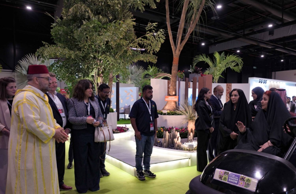 الأميرة سبيكة تفتتح معرض البحرين الدولي للحدائق