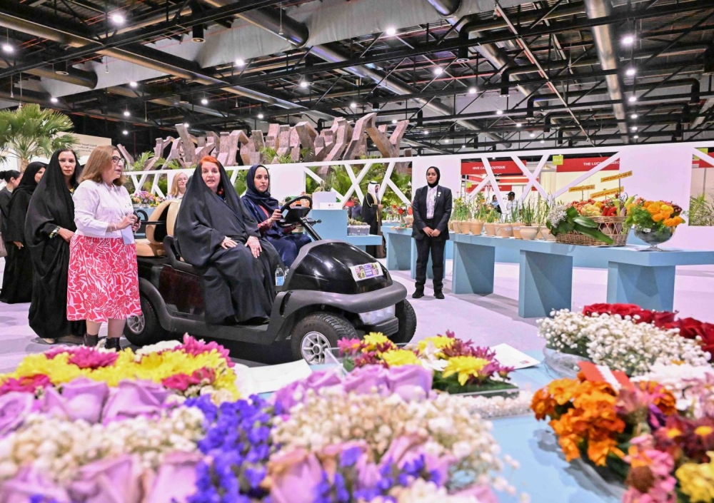 الأميرة سبيكة تفتتح معرض البحرين الدولي للحدائق
